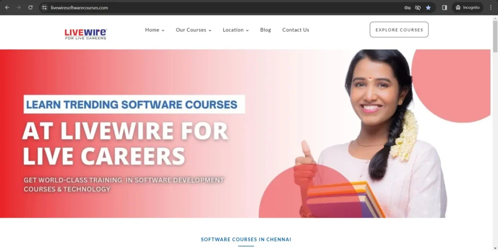 Livewire Best Institute for Software Testing in Chennai