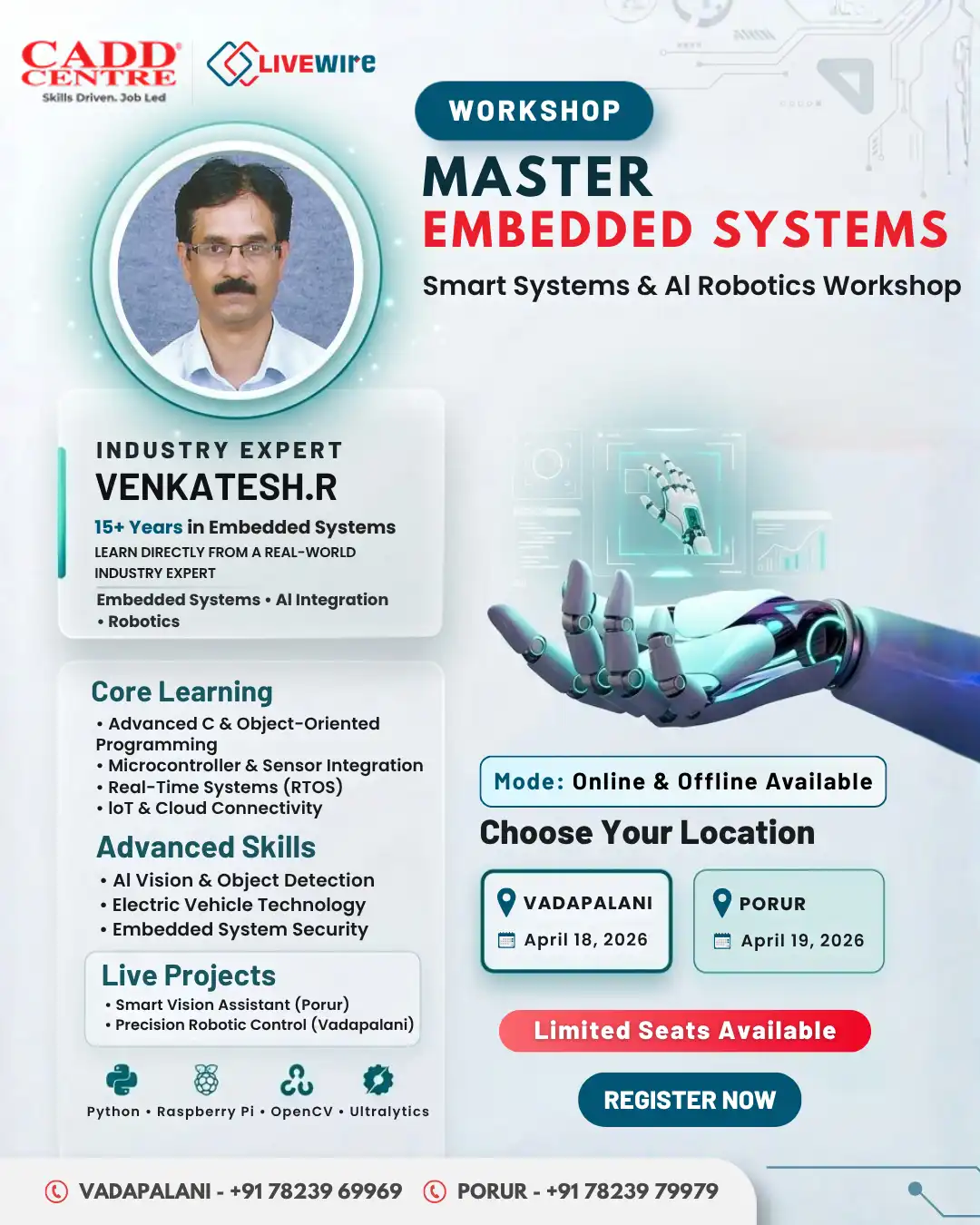 Cadd Livewire Embedded Systems Workshop