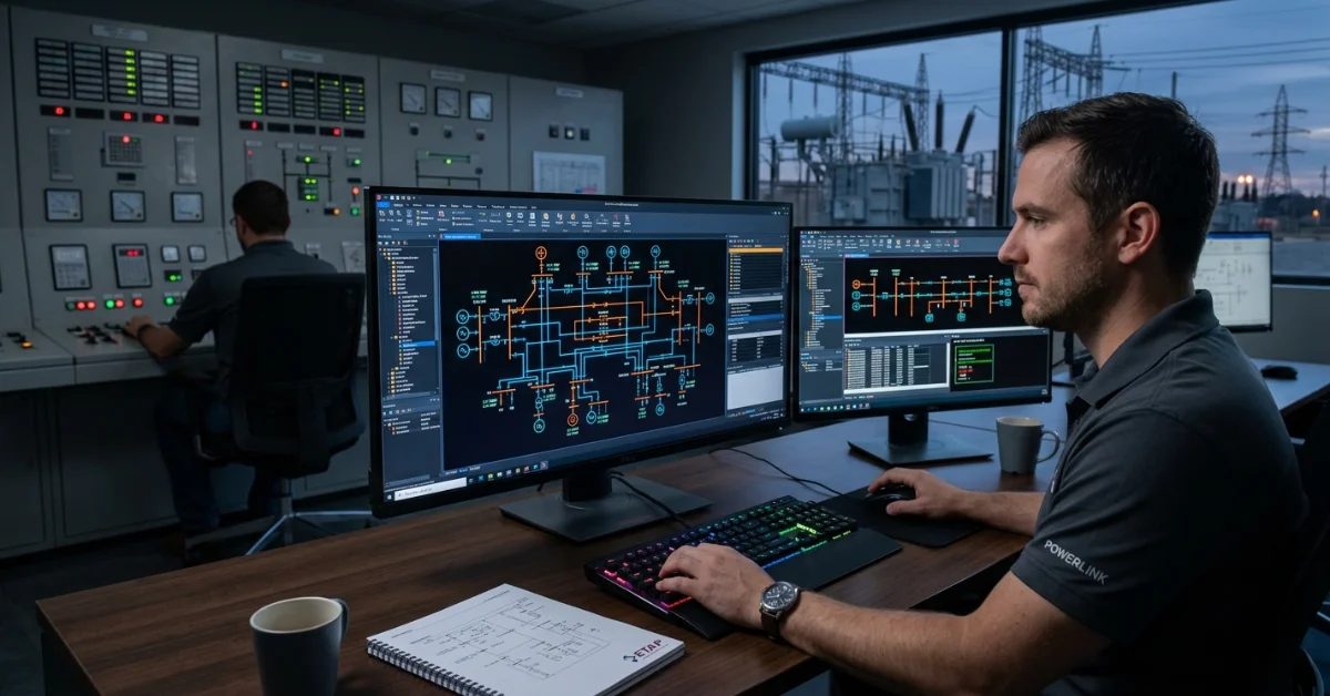 Electrical Power System Analysis using ETAP